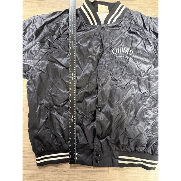 Chivas Milwaukee Bar Club Satin Jacket Vintage Size Xl Men's - Picture 4 of 6